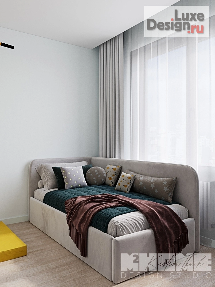 Дизайн интерьера трехкомнатной квартиры "ДЫМЧАТАЯ РОЗА" (фото 31)