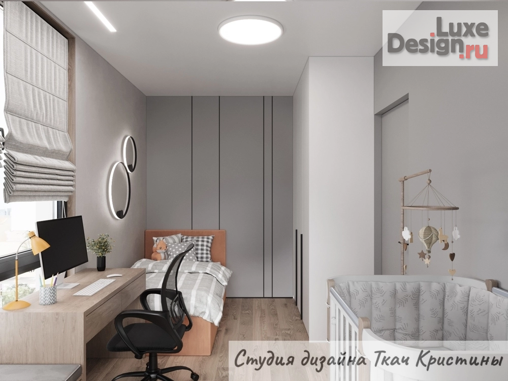 Дизайн интерьера квартиры "GREYWOOD" (фото 10) от дизайнера Ткач Кристина Геннадьевна Дизайн интерьера квартиры "GREYWOOD" (фото 10)