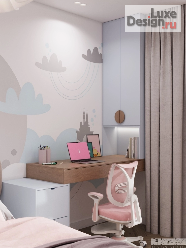 Дизайн интерьера квартиры "КВАРТИРА 120 М2 С НЕОБЫЧНЫМ КАБИНЕТОМ " (фото 40)