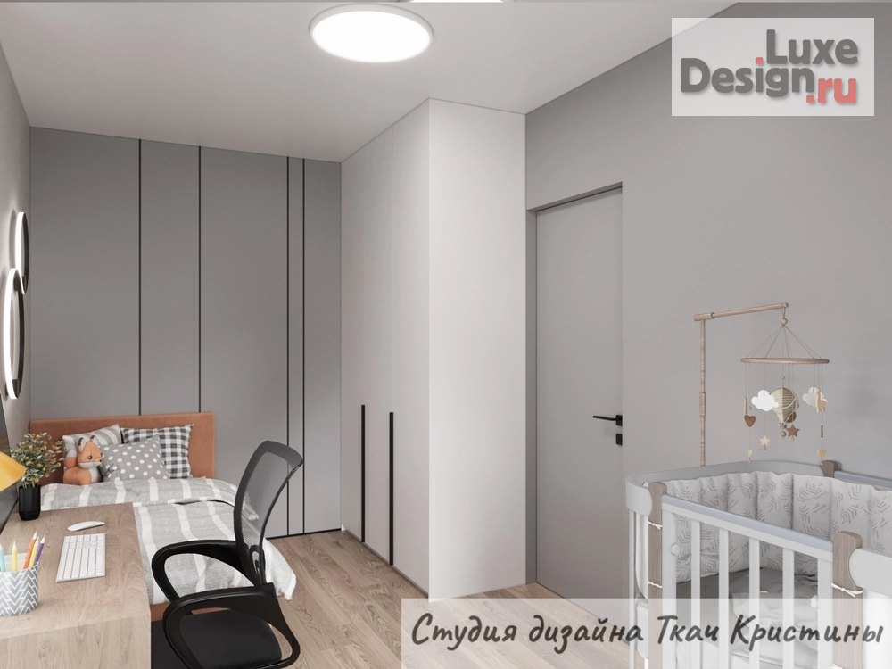 Дизайн интерьера квартиры "GREYWOOD" (фото 11) от дизайнера Ткач Кристина Геннадьевна Дизайн интерьера квартиры "GREYWOOD" (фото 11)