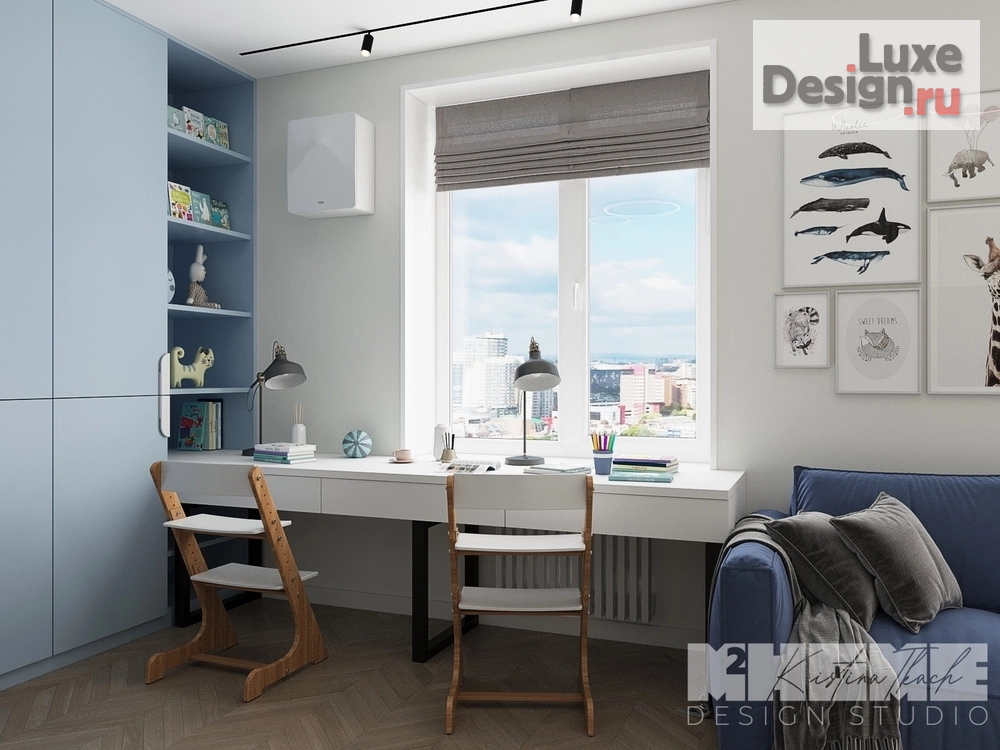 Дизайн интерьера четырехкомнатной квартиры "ПРОЕКТ BROWN RICE НА ОКТЯБРЬСКОЙ НАБЕРЕЖНОЙ" (фото 37)