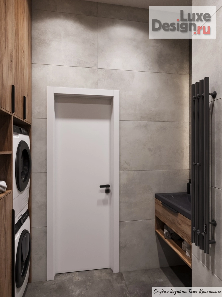 Дизайн интерьера квартиры "КВАРТИРА С ДЕВЕВЯННОЙ КАРТОЙ МИРА В КАБИНЕТЕ" (фото 27)