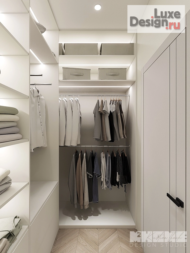 Дизайн интерьера четырехкомнатной квартиры "ПРОЕКТ BROWN RICE НА ОКТЯБРЬСКОЙ НАБЕРЕЖНОЙ" (фото 29)