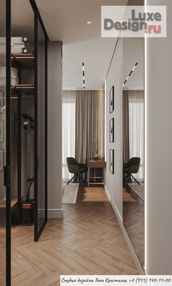 Дизайн интерьера квартиры "ДИЗАЙН-ПРОЕКТ КВАРТИРЫ 86м2" (фото 2)