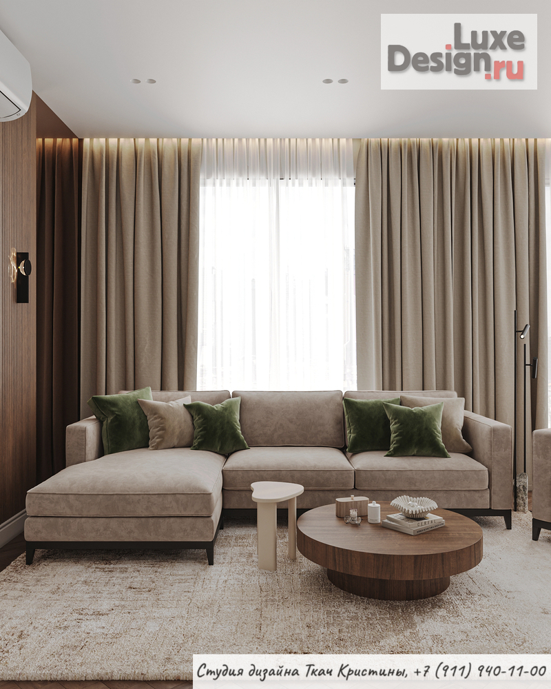 Дизайн интерьера квартиры "ДИЗАЙН-ПРОЕКТ КВАРТИРЫ 86м2" (фото 6)