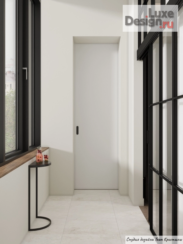 Дизайн интерьера квартиры "КВАРТИРА С ДЕВЕВЯННОЙ КАРТОЙ МИРА В КАБИНЕТЕ" (фото 21)