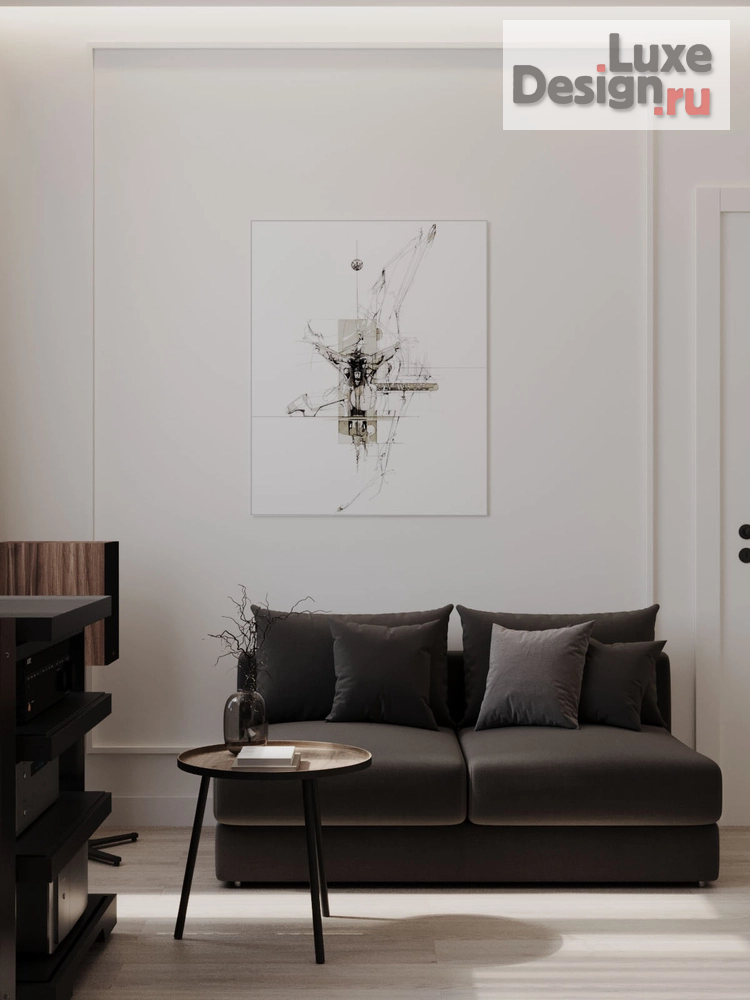 Дизайн интерьера однокомнатной квартиры "NATURAL" (фото 3)