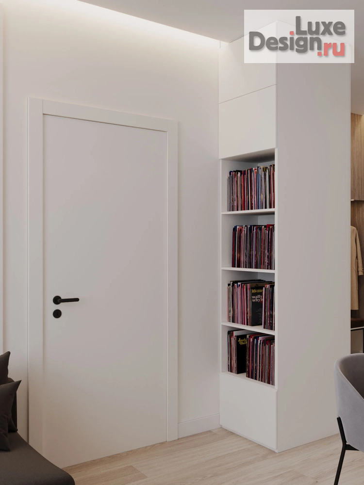 Дизайн интерьера однокомнатной квартиры "NATURAL" (фото 4)