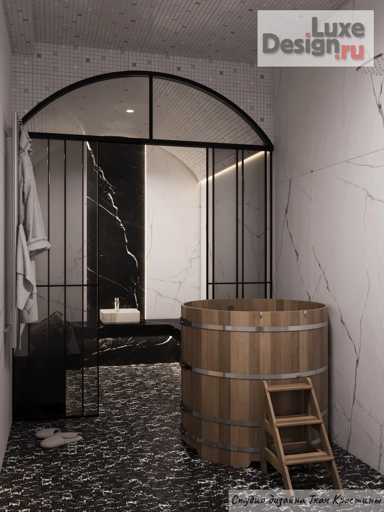 Дизайн интерьера пентхауса "ДИЗАЙН ПРОЕКТ ЗАГОРОДНОГО ДОМА С ХАММАМОМ" (фото 11)