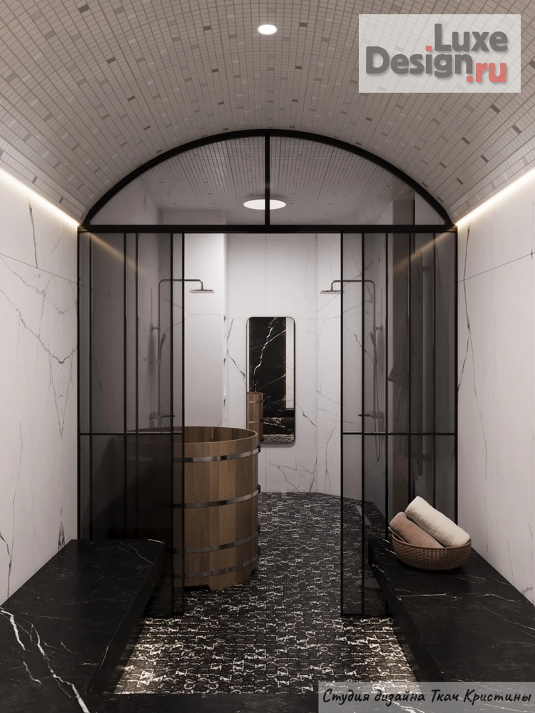 Дизайн интерьера пентхауса "ДИЗАЙН ПРОЕКТ ЗАГОРОДНОГО ДОМА С ХАММАМОМ" (фото 3)