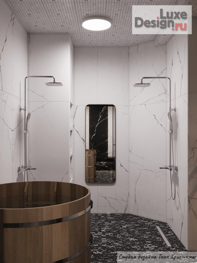 Дизайн интерьера пентхауса "ДИЗАЙН ПРОЕКТ ЗАГОРОДНОГО ДОМА С ХАММАМОМ" (фото 2)