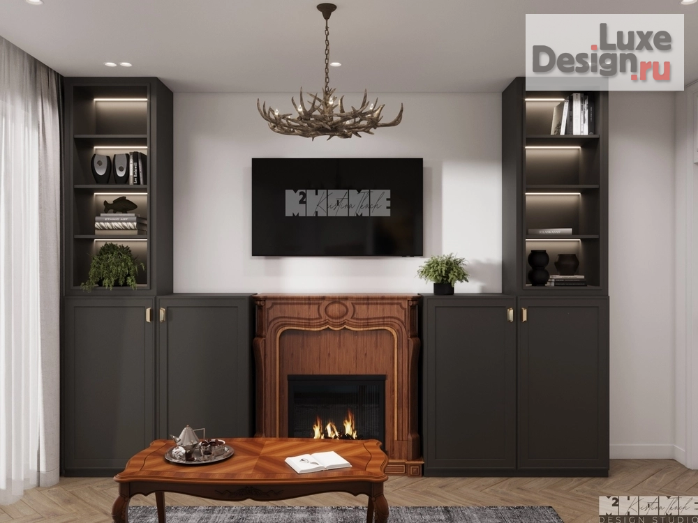 Дизайн интерьера квартиры "КВАРТИРА 120 М2 С НЕОБЫЧНЫМ КАБИНЕТОМ " (фото 48)