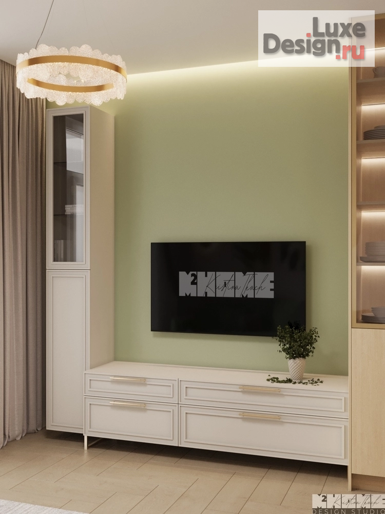 Дизайн интерьера квартиры "ДИЗАЙН-ПРОЕКТ КВАРТИРЫ 68 м2: СОЧЕТАНИЕ КОРАЛЛОВОГО И ОЛИВКОВОГО ОТТЕНКОВ " (фото 33)