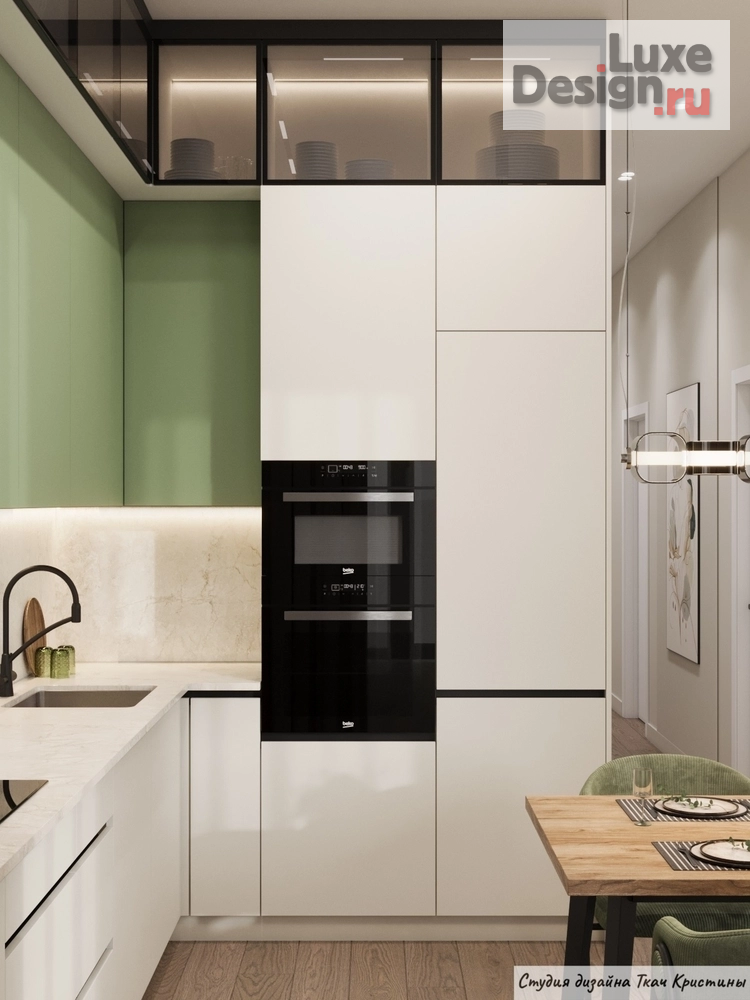 Дизайн интерьера квартиры "КВАРТИРА С ДЕВЕВЯННОЙ КАРТОЙ МИРА В КАБИНЕТЕ" (фото 35)