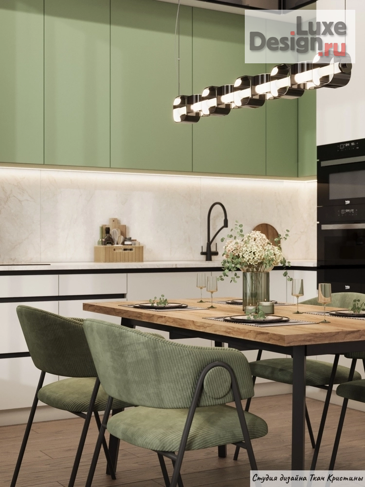 Дизайн интерьера квартиры "КВАРТИРА С ДЕВЕВЯННОЙ КАРТОЙ МИРА В КАБИНЕТЕ" (фото 36)