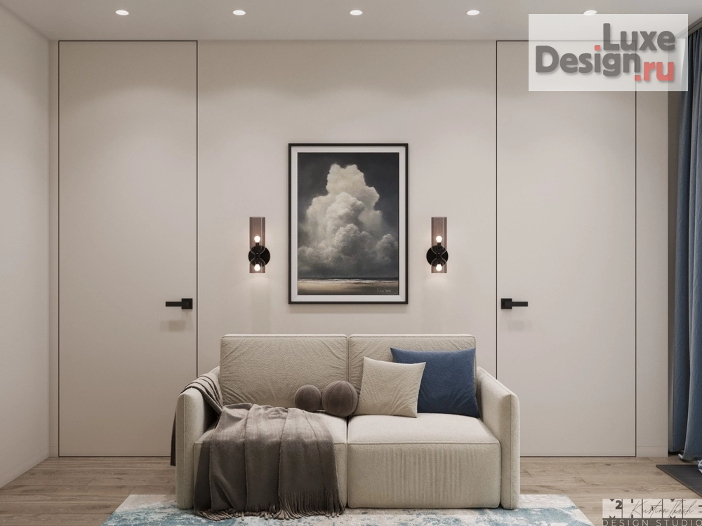 Дизайн интерьера квартиры "КВАРТИРА 68 м2 С МРАМОРНЫМИ ТЕКСТУРАМИ" (фото 17)