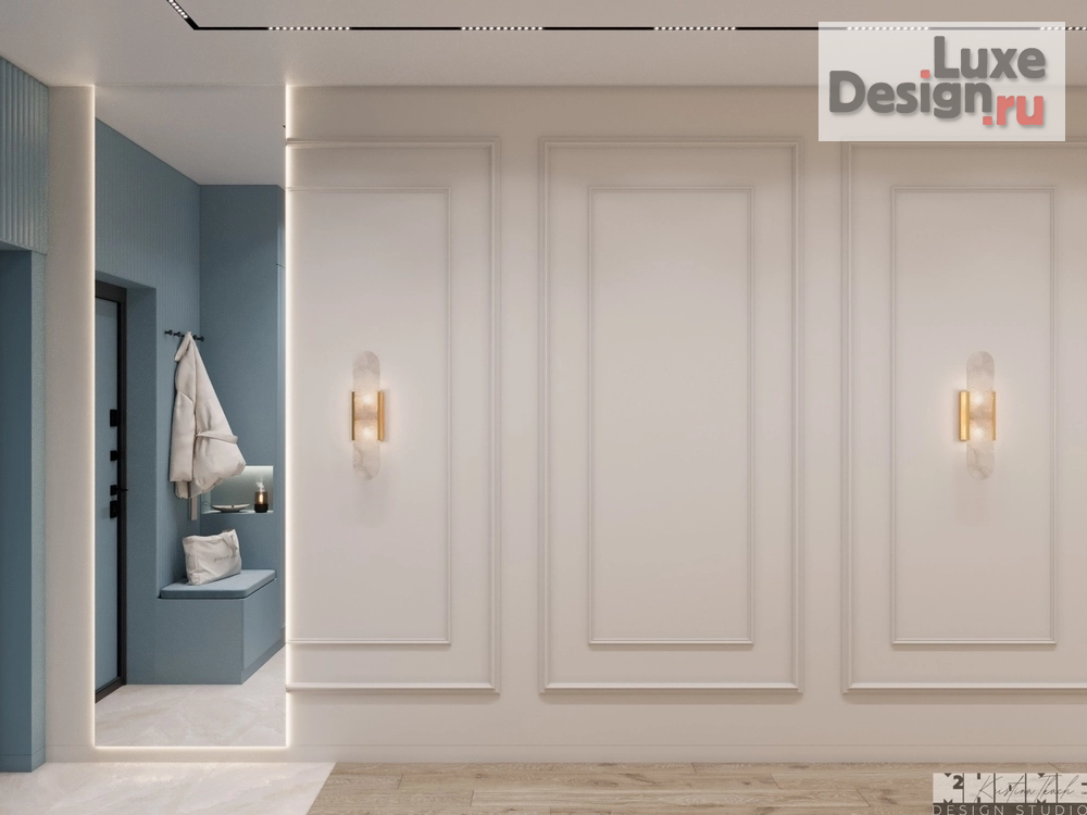 Дизайн интерьера квартиры "КВАРТИРА 68 м2 С МРАМОРНЫМИ ТЕКСТУРАМИ" (фото 19)