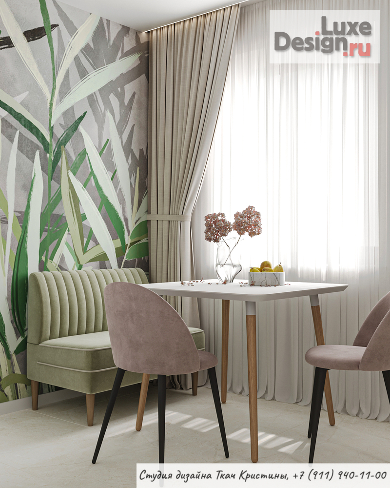 Дизайн интерьера квартиры "ДИЗАЙН-ПРОЕКТ КВАРТИРЫ 38м2" (фото 2)