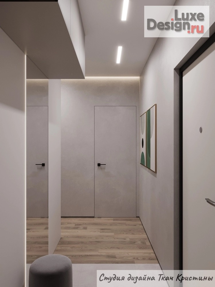 Дизайн интерьера квартиры "GREYWOOD" (фото 12) от дизайнера Ткач Кристина Геннадьевна Дизайн интерьера квартиры "GREYWOOD" (фото 12)