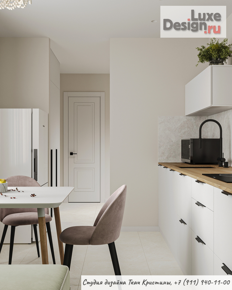 Дизайн интерьера квартиры "ДИЗАЙН-ПРОЕКТ КВАРТИРЫ 38м2" (фото 4)