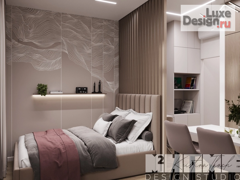 Дизайн интерьера квартиры "УЮТНАЯ КВАРТИРА ДЛЯ МОЛОДОЙ СТУДЕНТКИ" (фото 12)