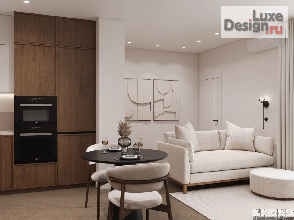 Дизайн интерьера квартиры "КВАРТИРА ДЛЯ СЕМЕЙНОЙ ПАРЫ В КОФЕЙНЫХ ТОНАХ" (фото 27)