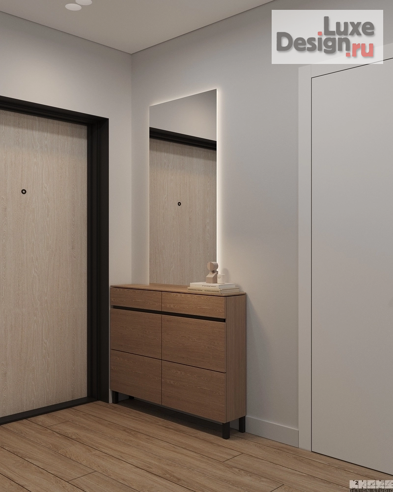 Дизайн интерьера квартиры "ОДНОКОМНАТНАЯ КВАРТИРА В СПОКОЙНЫХ ТОНАХ" (фото 17)