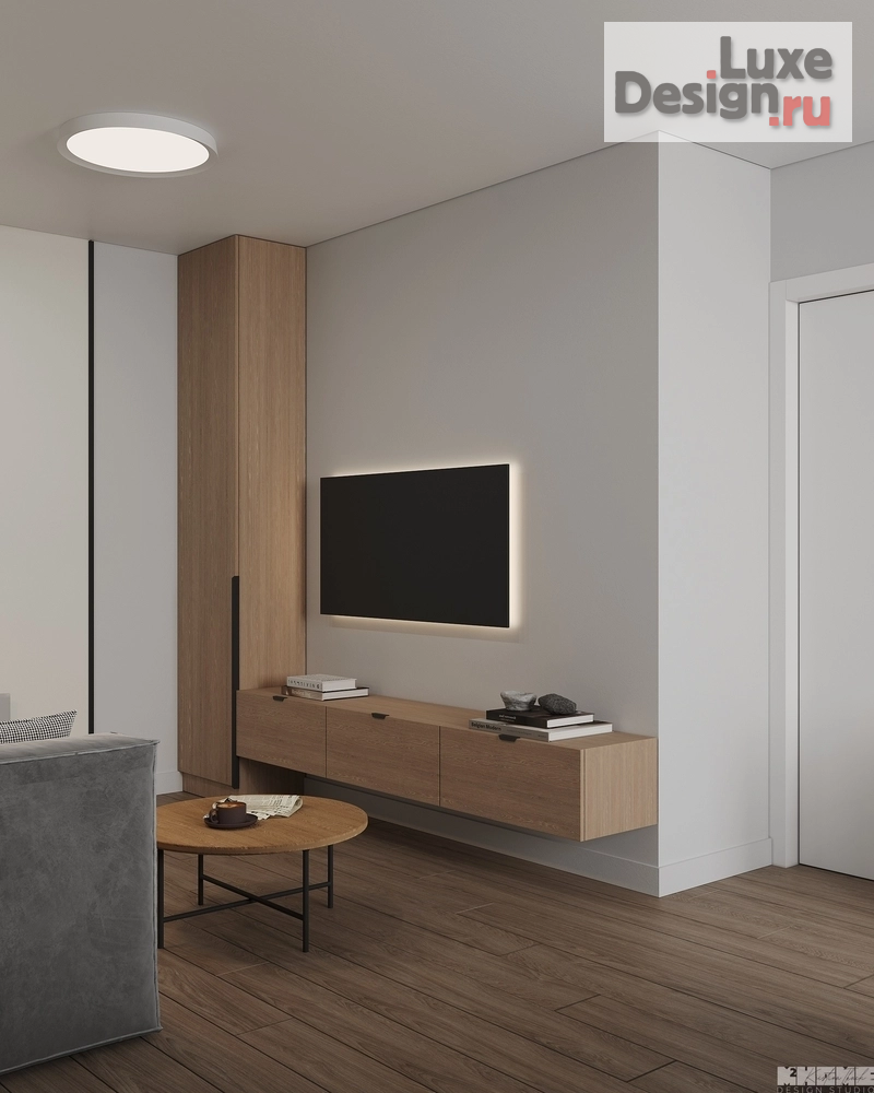 Дизайн интерьера квартиры "ОДНОКОМНАТНАЯ КВАРТИРА В СПОКОЙНЫХ ТОНАХ" (фото 21)