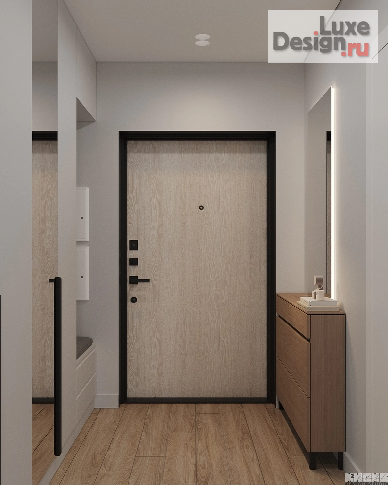 Дизайн интерьера квартиры "ОДНОКОМНАТНАЯ КВАРТИРА В СПОКОЙНЫХ ТОНАХ" (фото 24)