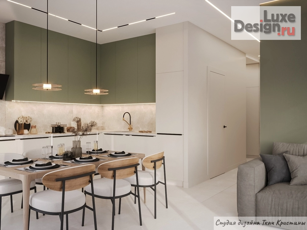 Дизайн интерьера квартиры "ПРОЕКТ "ТРОПИКИ"| ДИЗАЙН КВАРТИРЫ 70м2" (фото 30)