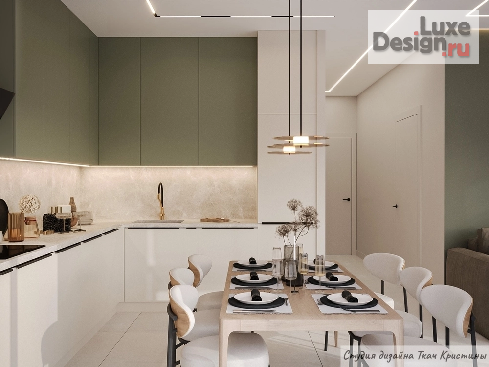 Дизайн интерьера квартиры "ПРОЕКТ "ТРОПИКИ"| ДИЗАЙН КВАРТИРЫ 70м2" (фото 33)