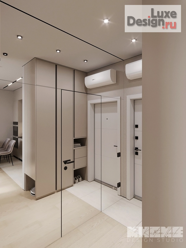 Дизайн интерьера квартиры студии "КРУЗЕНШТЕРНА" (фото 9)