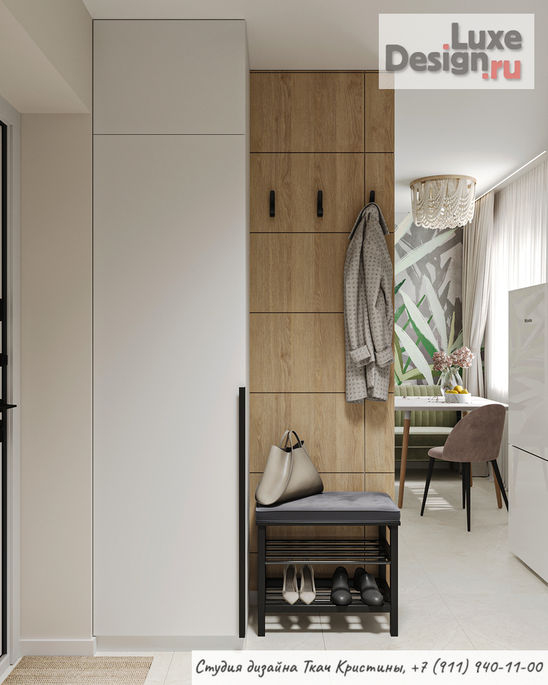 Дизайн интерьера квартиры "ДИЗАЙН-ПРОЕКТ КВАРТИРЫ 38м2" (фото 9)