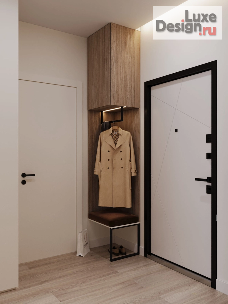 Дизайн интерьера однокомнатной квартиры "NATURAL" (фото 21)