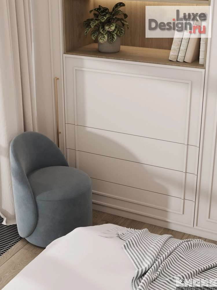 Дизайн интерьера квартиры "КВАРТИРА 68 м2 С МРАМОРНЫМИ ТЕКСТУРАМИ" (фото 43)