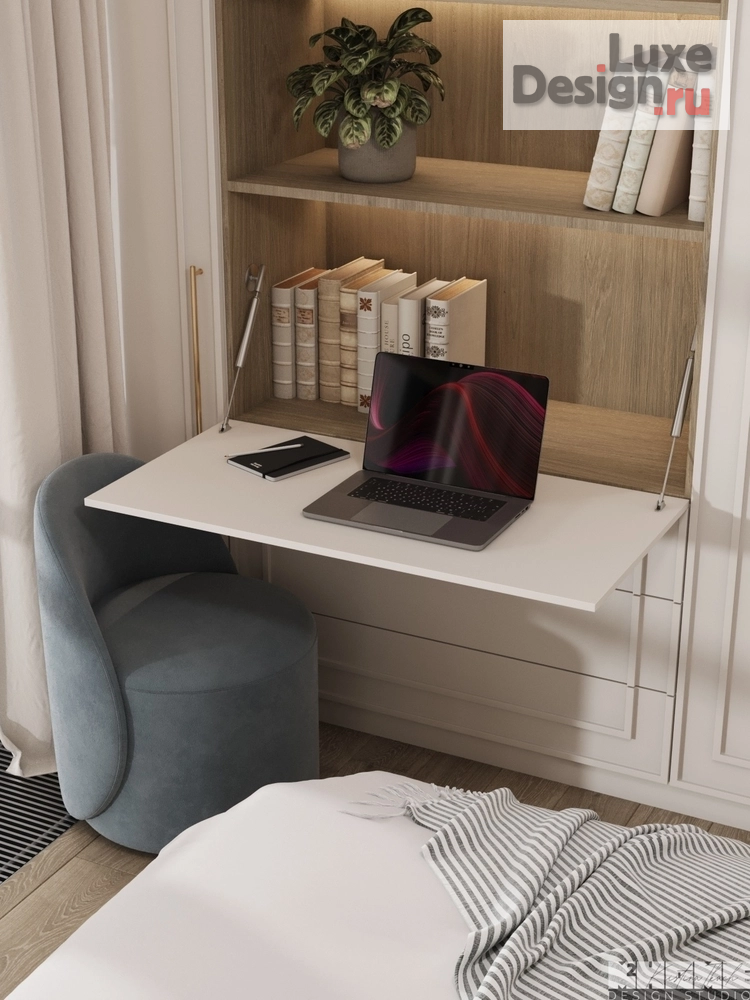 Дизайн интерьера квартиры "КВАРТИРА 68 м2 С МРАМОРНЫМИ ТЕКСТУРАМИ" (фото 47)