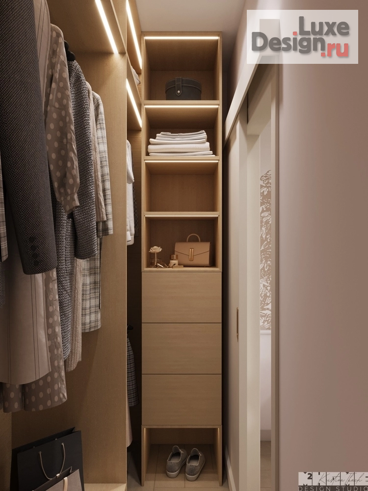 Дизайн интерьера квартиры "ДИЗАЙН-ПРОЕКТ КВАРТИРЫ 68 м2: СОЧЕТАНИЕ КОРАЛЛОВОГО И ОЛИВКОВОГО ОТТЕНКОВ " (фото 54)