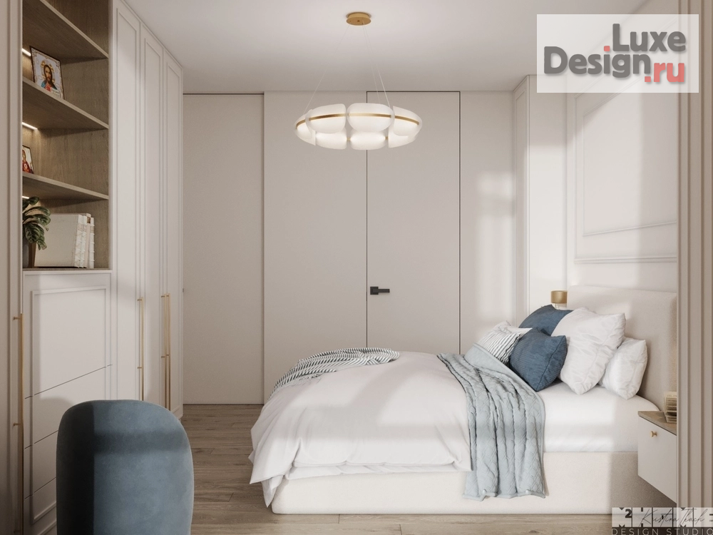 Дизайн интерьера квартиры "КВАРТИРА 68 м2 С МРАМОРНЫМИ ТЕКСТУРАМИ" (фото 35)