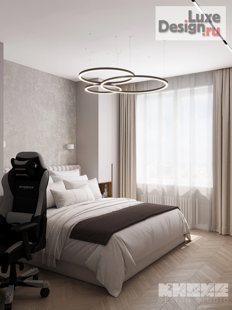 Дизайн интерьера четырехкомнатной квартиры "ПРОЕКТ BROWN RICE НА ОКТЯБРЬСКОЙ НАБЕРЕЖНОЙ" (фото 25)