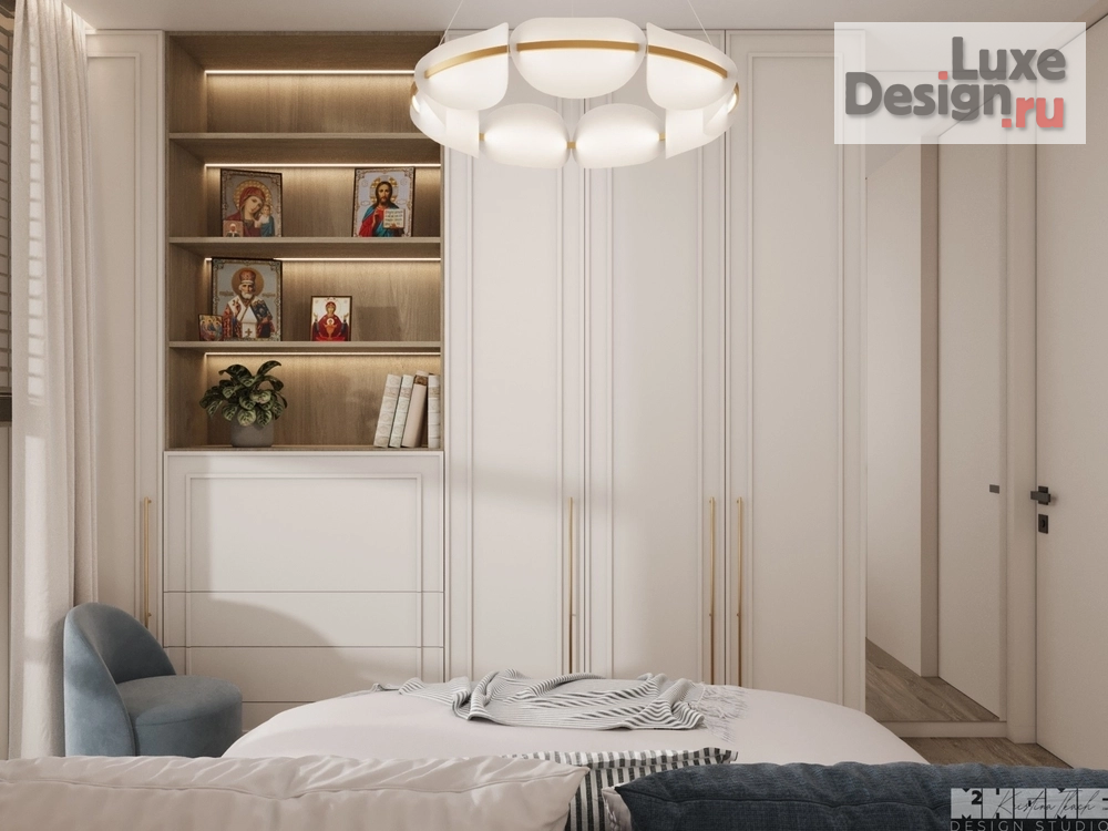 Дизайн интерьера квартиры "КВАРТИРА 68 м2 С МРАМОРНЫМИ ТЕКСТУРАМИ" (фото 37)