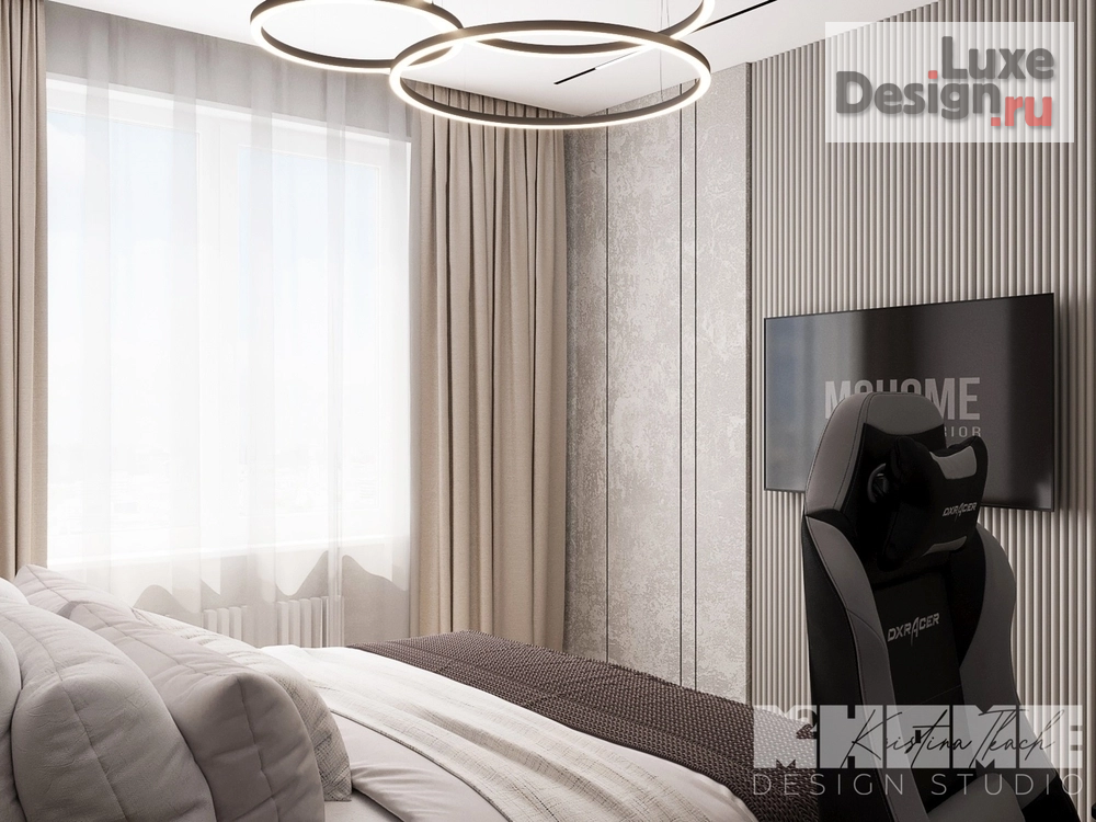 Дизайн интерьера четырехкомнатной квартиры "ПРОЕКТ BROWN RICE НА ОКТЯБРЬСКОЙ НАБЕРЕЖНОЙ" (фото 27)