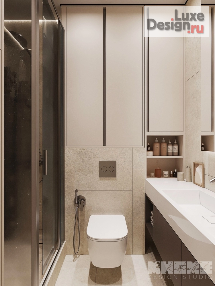 Дизайн интерьера квартиры студии "КРУЗЕНШТЕРНА" (фото 19)