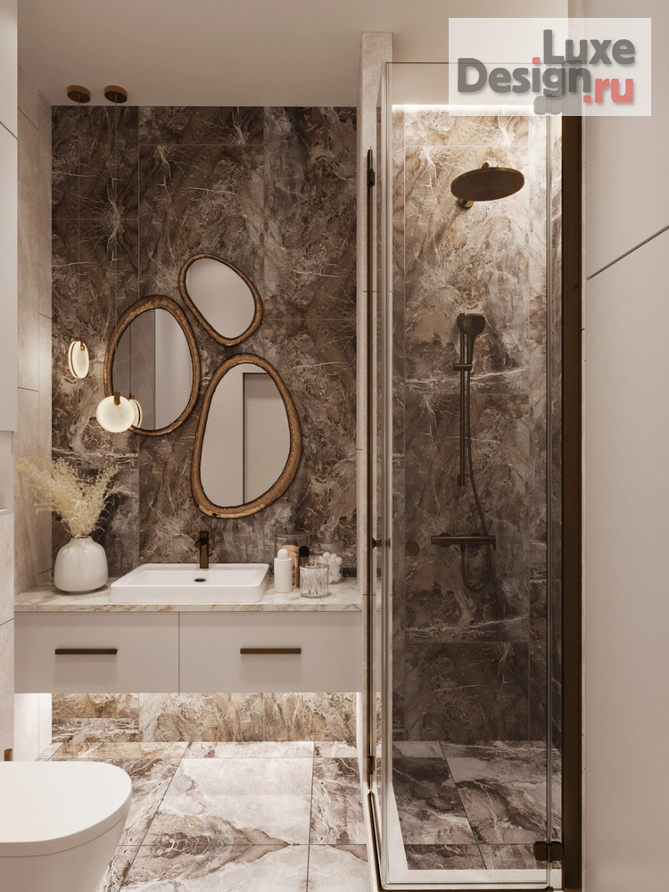 Дизайн интерьера трехкомнатной квартиры "POWDERY" (фото 48) от дизайнера Ткач Кристина Геннадьевна Дизайн интерьера трехкомнатной квартиры "POWDERY" (фото 48)