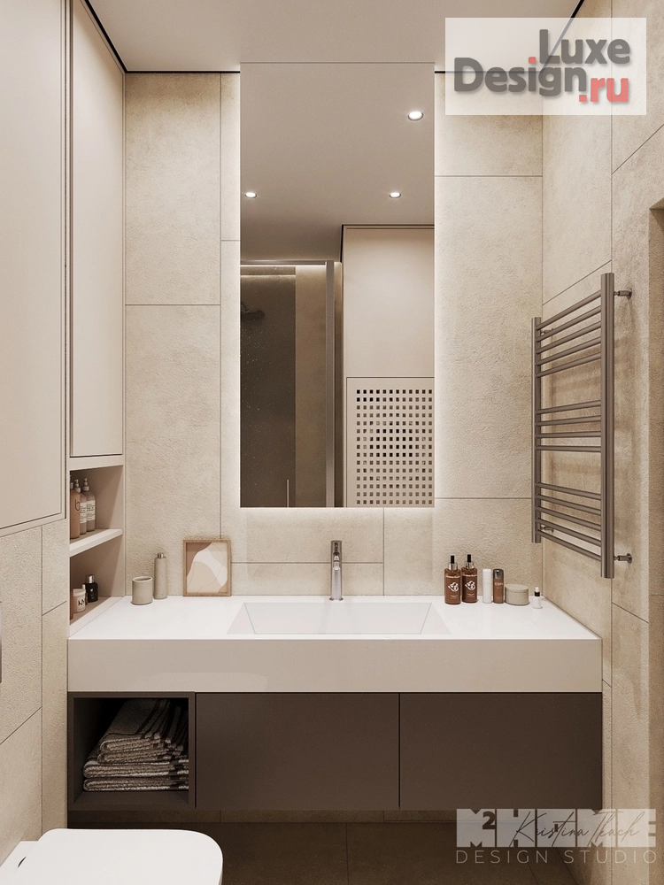 Дизайн интерьера квартиры студии "КРУЗЕНШТЕРНА" (фото 20)