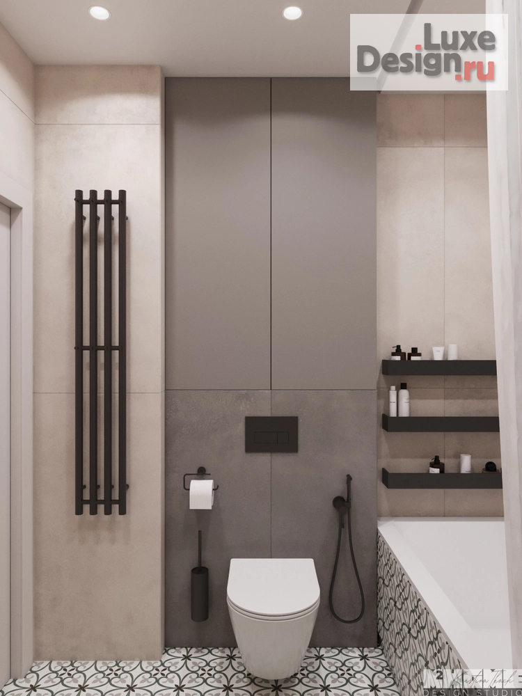 Дизайн интерьера квартиры "РАБОЧАЯ ЗОНА В СПАЛЬНЕ | КВАРТИРА 43 м²" (фото 27) от дизайнера Ткач Кристина Геннадьевна Дизайн интерьера квартиры "РАБОЧАЯ ЗОНА В СПАЛЬНЕ | КВАРТИРА 43 м²" (фото 27)