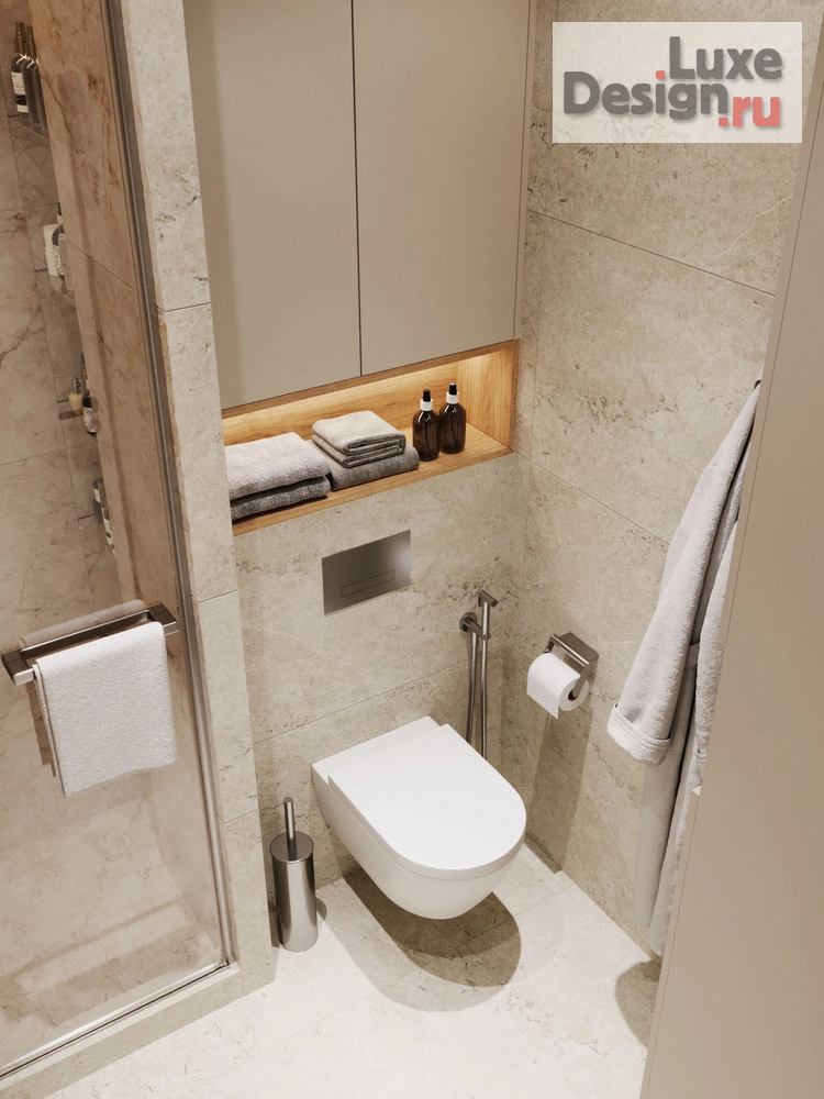 Дизайн интерьера однокомнатной квартиры "NATURAL" (фото 27)