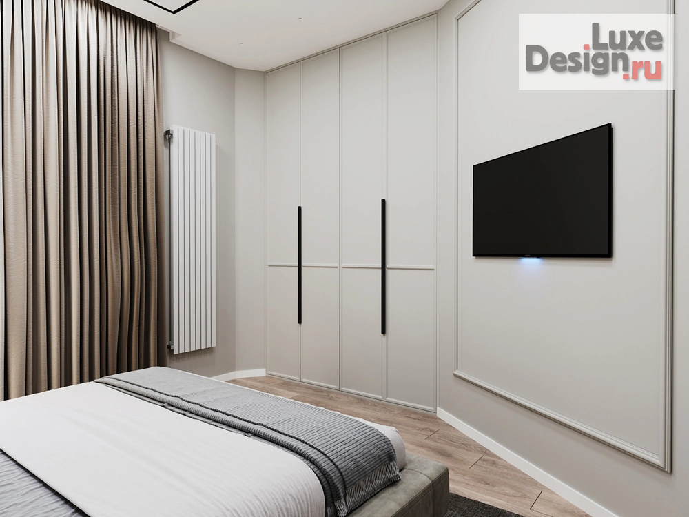 Дизайн интерьера двухкомнатной квартиры "GEOMETRY" (фото 15)