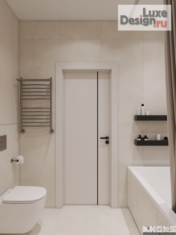 Дизайн интерьера квартиры "КВАРТИРА ДЛЯ СЕМЕЙНОЙ ПАРЫ В КОФЕЙНЫХ ТОНАХ" (фото 8)