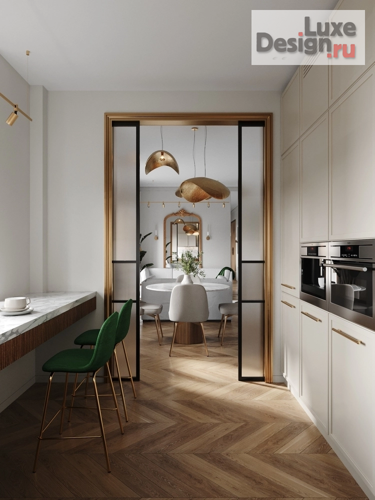 Дизайн интерьера квартиры "Stalinka" (фото 2) от дизайнера Петухова Мария Дизайн интерьера квартиры "Stalinka" (фото 2)