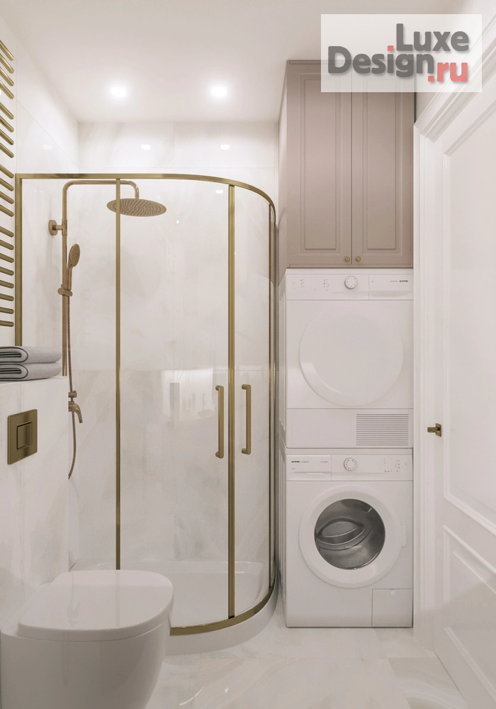 Дизайн интерьера двухкомнатной квартиры "Американская классика" (фото 16)